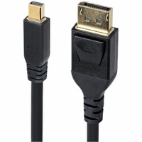 StarTech.com 10ft (3m) Mini DisplayPort to DisplayPort 1.4 Cable, 8K 60Hz HBR3 HDR, UHD 4K 120Hz, mDP to DP Cord - 10ft Mini DP to DisplayPort 1.4 8K