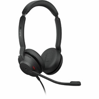 Jabra Evolve2 30 SE Wired On-ear, Over-the-head Stereo Headset - Microsoft Teams Certification - Binaural - Supra-aural - 20 Hz to 20 kHz - 150 cm -