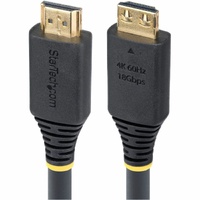StarTech.com 20ft (6m) Active High Speed HDMI Cable with Gripping Connectors, 4K 60Hz/1440p 144Hz 18Gbps, UHD HDMI 2.0 Cord, TPE Jacket - High Speed