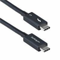 StarTech.com 2.6ft (80cm) Thunderbolt 5 Cable, 80Gbps/120Gbps, 240W PD, 8K 60Hz, Certified Thunderbolt Cable, Compatible w/TB4/USB-C - Certified 5 in