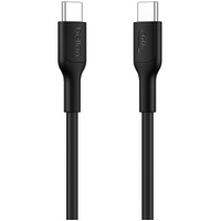 BoostCharge USB-C TO USB-C 60W 2.0 PCR Cable 1M Black