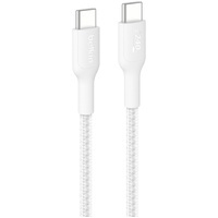 BoostCharge Pro USB-C TO USB-C 240W 2.0 Braided PCR Cable 1M White