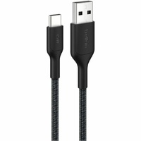 BoostCharge Pro Braided USB-A to USB-C Cable 15W 2M Black