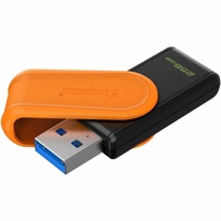 256GB DT EXODIA S PORTABLE USB 3.2 GEN 1 (BLACK/ORANGE)
