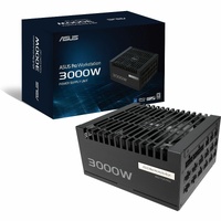 ASUS Pro WS 3000W Platinum PSU delivers exceptional voltage stability and advanced power delivery for professionals supporting up to four graphics to