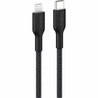 BoostCharge Pro USB-C Braided Cable with Lightning Connector 2m - Black