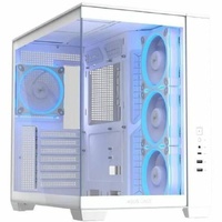 ASUS A32 PLUS White ATX case offers support for 360mm radiators and 420mm graphics cards with Black or White color options four pre-installed ARGB