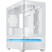 ASUS PRIME AP202 MATX CASE Tempered Glass White