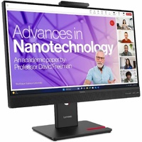 ThinkVision T24-4V 23.8in IPS 1920x1080 1x HDMI 1.4 1x DP 1.2 1x VGA Cam Mic Spk Tilt Swivel Pivot Height Adj Stand1x USB-B 3x USB-A 1x USB-C 3Y