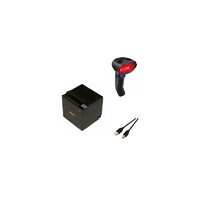 TM-M30III MOBILE POS DIRECT THERMAL PRINTER + QUICKSCAN QD2220 KIT LINEAR IMAGER USB-ONLY BLACK KIT