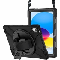 Strike Rugged Case with Hand Strap and Lanyard for Apple iPad (11th/10th Gen)