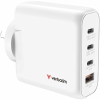 VERBATIM GAN CHARGER 4 PORT 140W