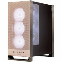 DLITE MID TOWER CHASSIS 380mm GPU SUPPORT Back-Connector Builds 4MN120ARGB FAN ready LED Control Switch Thumbscrews Release Magnetic Dust Filter Fan