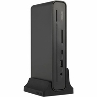 ASUS Triple Display USB-C Dock Duo DC301 Duo 12-in-1 - HDMI DisplayPort USB-C - PD 90W - USB 3.2 Gen 1 Type-A USB-C USB Type-A RJ45 Audio Jack SD -