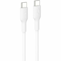 BoostCharge USB-C TO USB-C 60W 2.0 PCR Cable 0.15M White