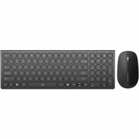 ALOGIC Echelon Compact USB-C Rechargeable Bluetooth Keyboard for US Win Black + Mouse Combo US