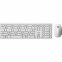 Echelon USB-C Rechargeable Bluetooth Full Size Keyboard for US Win White + Mouse Combo US