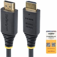 2.4m (8ft) Premium Certified High Speed HDMI Cable 4K 60Hz/1440p 144Hz HDR10/HDCP 2.2/ARC 18Gbps UHD HDMI 2.0 Cord for TV/Monitor/Display TPE Jacket