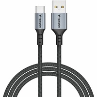 Sync and Charge 18W USB-A to USB-C Cable - Black