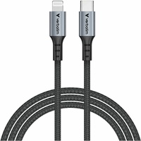 Sync and Charge 120cm USB-C to Lightning Cable - Black