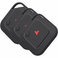 My Finder Dual Wireless Tracking Tag - 3 Pack - Black