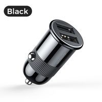 Car Charger Joyroom C-A06 Dual USB Mobile Phone 3.1A Fast Charging Charger Black