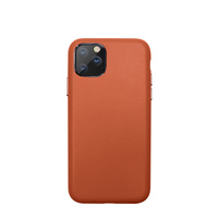 Phone Case Leather Shockproof Back Case Cover Metal Button iPhone 11 Pro Brown 