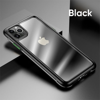 Phone Case Joyroom Shockproof Back Case Cover Lens Protection for iPhone 11 Pro - Black