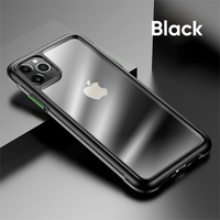 Phone Case Joyroom Shockproof Back Case Cover Lens Protection  iPh 11 Pro Max Black