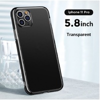 Phone Case Joyroom Matt Glass Case Drop Resistant for iPhone 11 Pro - Black