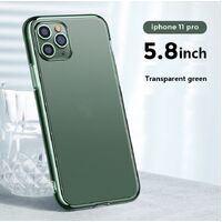 Phone Case Joyroom Matt Glass Case Drop Resistant for iPhone 11 Pro -Green