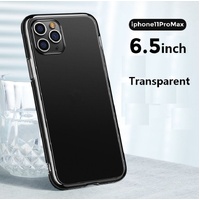 Phone Case Joyroom Matt Glass Case Drop Resistant for iPhone 11 Pro Max - Transparent