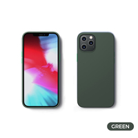 Phone Case Joyroom Shockproof Silicone Lens Protection for IPhone 12 / 12 Pro Green
