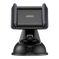 Car Holder Joyroom 360 Suction Cup Universal Phone Stand Windscreen Mount - Black & Grey