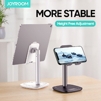 Joyroom Universal Unadjustable Tablet Phone Desk Stand Holder Mount for iPad iPhone Black