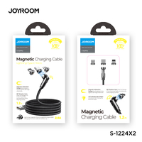 3-in-1 Phone Cable Joyroom Magnetic 180 Degrees Rotation Joint Design for Lightning & Type C & Micro USB