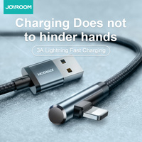 Phone Cable Joyroom Mobile Gaming Data Fast Charging 90° elbow Lightning Type C 1.2M