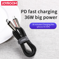 Lightning  to USB-C Cable Joyroom 60W Transfer and Fast Charging Cable for IPhone Mac 