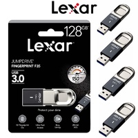 USB 3.0 Lexar 32GB 64GB 128GB  256GB JumpDrive F35 Finger Print Flash Drive