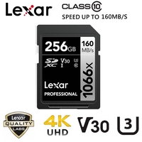 Lexar SD Card Professional 1066x 256GB SDXC UHS-I 160MB/s DSLR Mirrorless Cameras