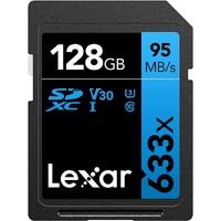 Lexar 128GB SD Card SDHC UHS-I Professional 633x Full HD Camera DSLR TF Memory Card 95MB/s