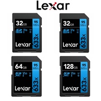 Lexar 32GB 64GB 128GB SD Card SDHC UHS-I Professional 633x Full HD Camera DSLR TF Memory Card
