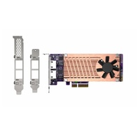 QM2-2P2G2T Maximize your NAS storage capacity, performance and network connectivity adds support for M.2 SSDs and 2.5GbE connectivity