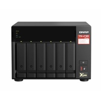 QNAP TS-673A-8G 6 Bay NAS AMD Ryzen Embedded V1500B quad-core 2.2 GHz 8G DDR4 2xM.2 2280 PCIe Gen3 x1 slots 2x2.5 GEl 3xUSB3.2 Hot-swappable 