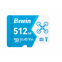 Biwin MS160-512G MS160 microSD Card 512GB U3, V30, A2,Read/Write Speeds Up to 160/120 MB/s