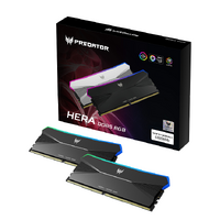 PREDATOR HERA DDR5 64GB Black 48GBx2 6400Mhz 1R8 CL32 Supports Intel XMP 3.0 and AMD EXPO  CL32-39-39-102 1.35 V