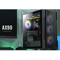Antec AX90 ATX 2x 360mm Radiator Support 3x 120mm ARGB Fans Front 1x ARGB Fans Rear included. Mesh Tempered Glass Gaming Case