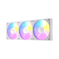 Antec Connect C120 ARGB White Performance 120mm 4-pin PWM | LED: 3-pin  Vibration Absorbing and Anti-Noise Pads Easy Assemble 3pack Case Fans