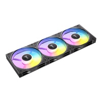 Antec C120R Reverse Fan Black ARGB 3PK Performance 120mm PWM Fan FAN: 4-pin PWM | LED: 3-pin  Vibration Absorbing and Anti-Noise Pads