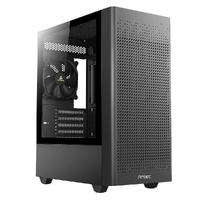 Antec NX500M mATX, Mesh, USB-C, 3x ARGB 120mm, USB 3.0, HD Audio, 360mm Radiator Front & 240 Top, 1x 120mm Fan preinstalled, Removable HDD cage, Case